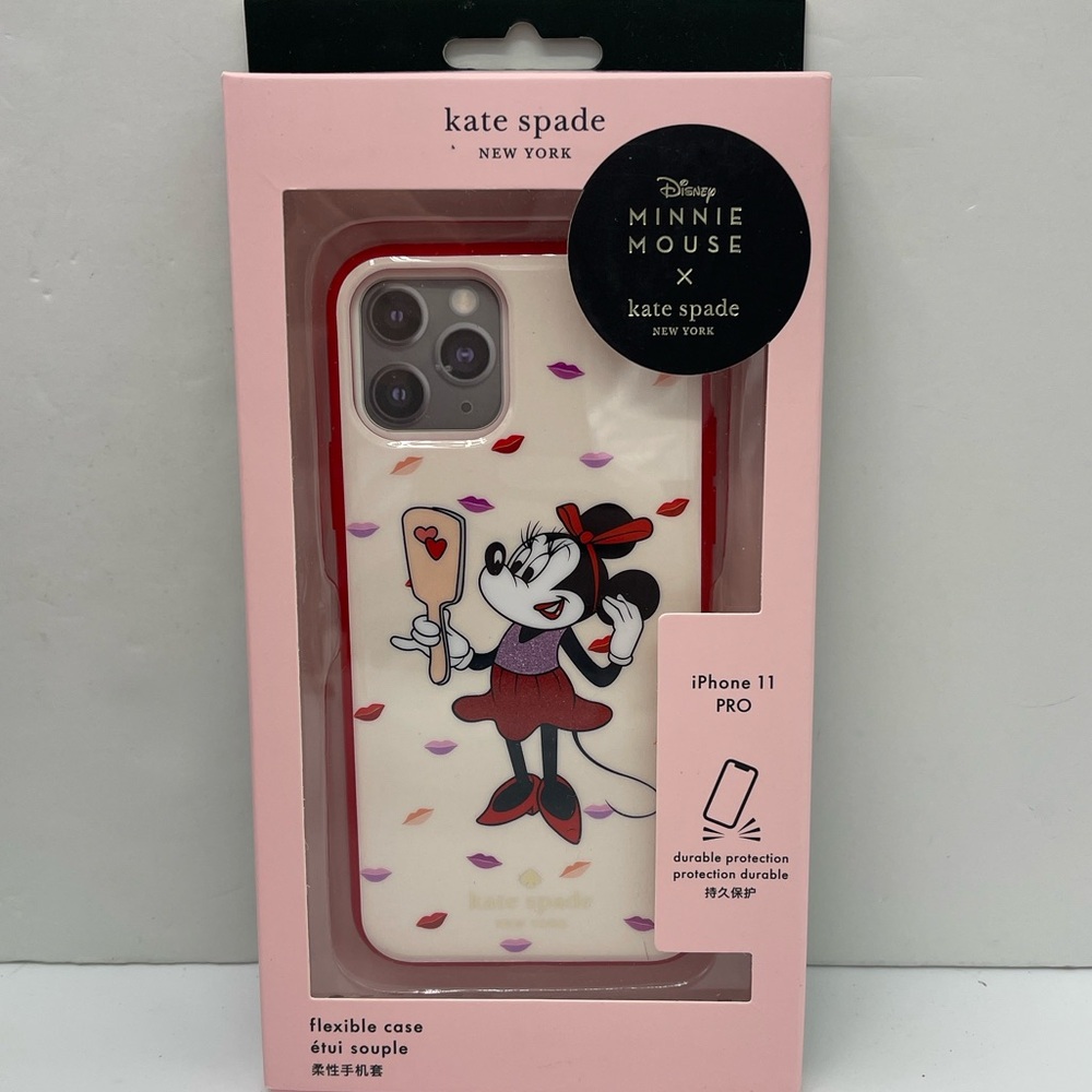 Kate Spade & Disney Minnie Mouse Iphone 11 PRO Case In Box Color Palevelmulti